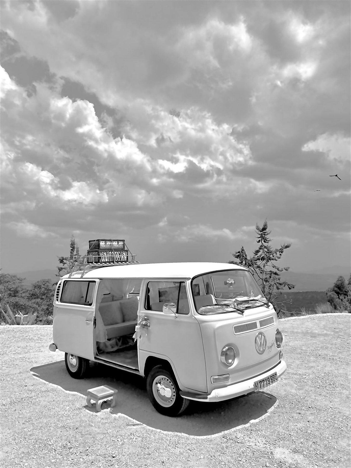 Margharet en blanco y negro